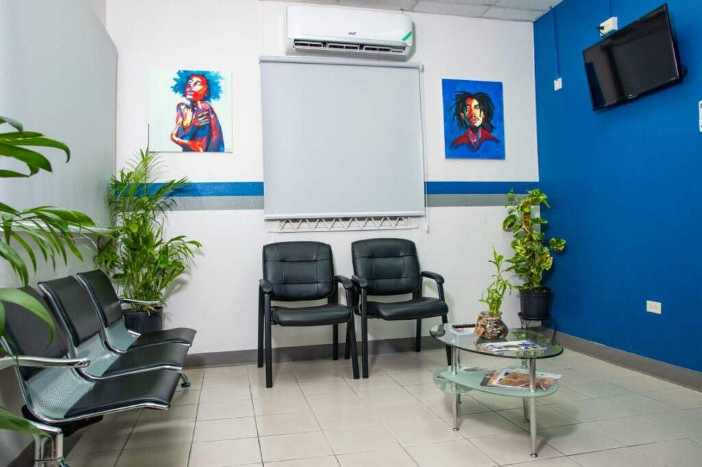 Patient waiting area